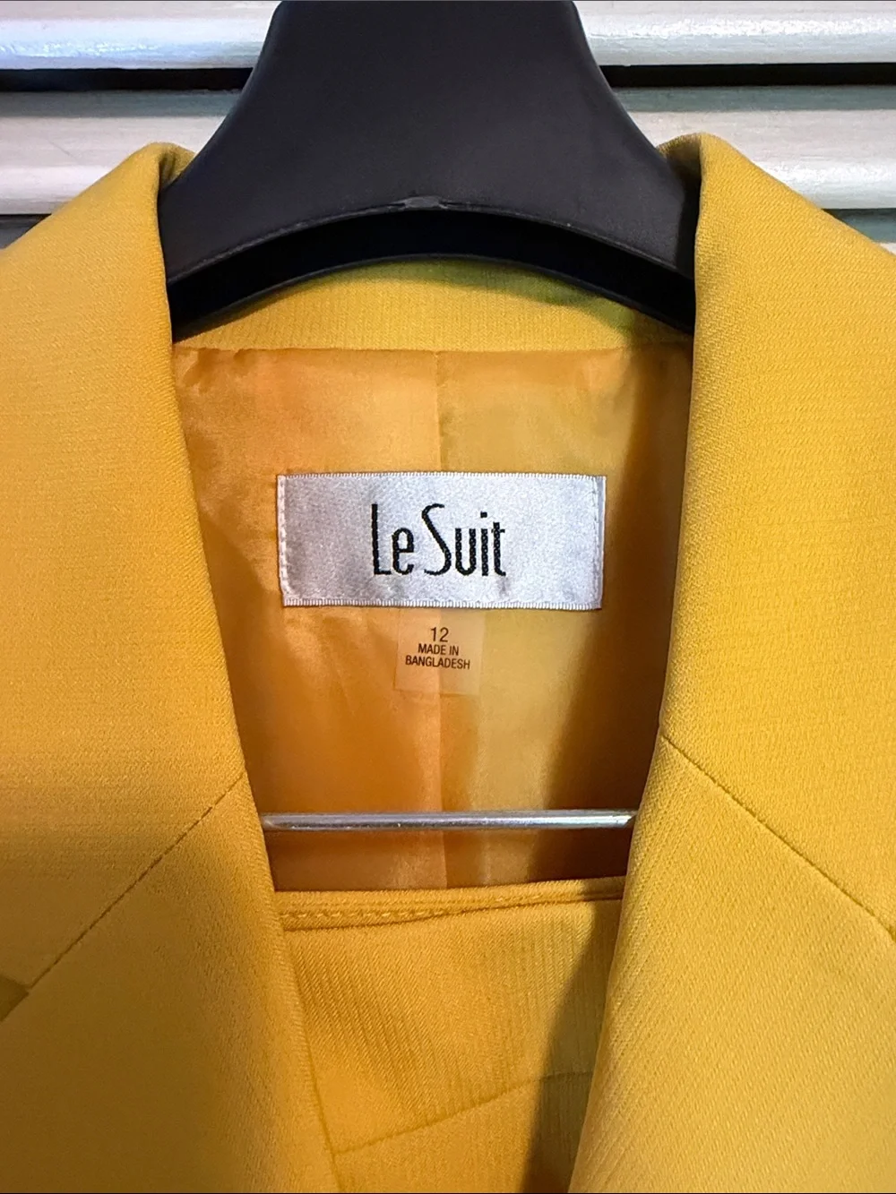 Le Suit Mustard Women's Suit